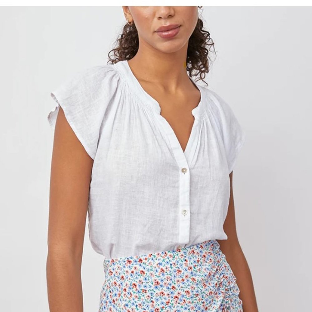 RAILS - Alena Sanibel White Top - Women's Size Medium - Like New